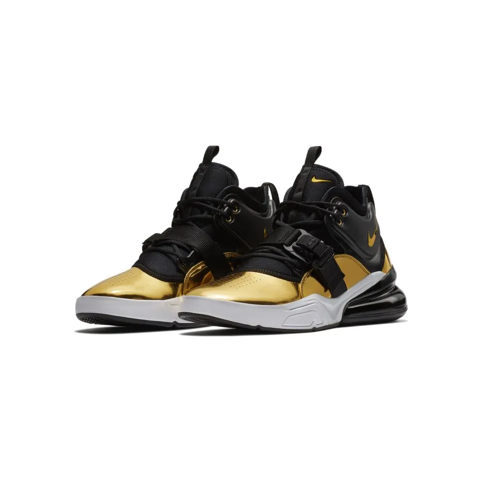 Nike Air Force 270 Think 16 (Gold Standard) Metallic Gold/Black-White (AT5752-700)