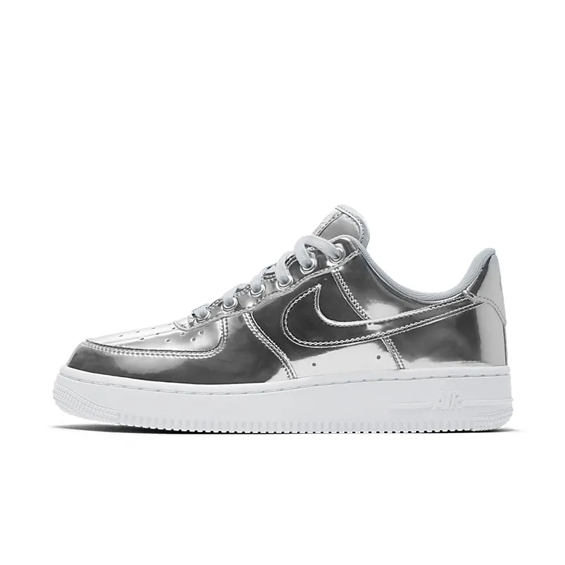Nike Air Force 1 Low Metallic Chrome (W) Chrome/White-Metallic Silver (CQ6566-001)