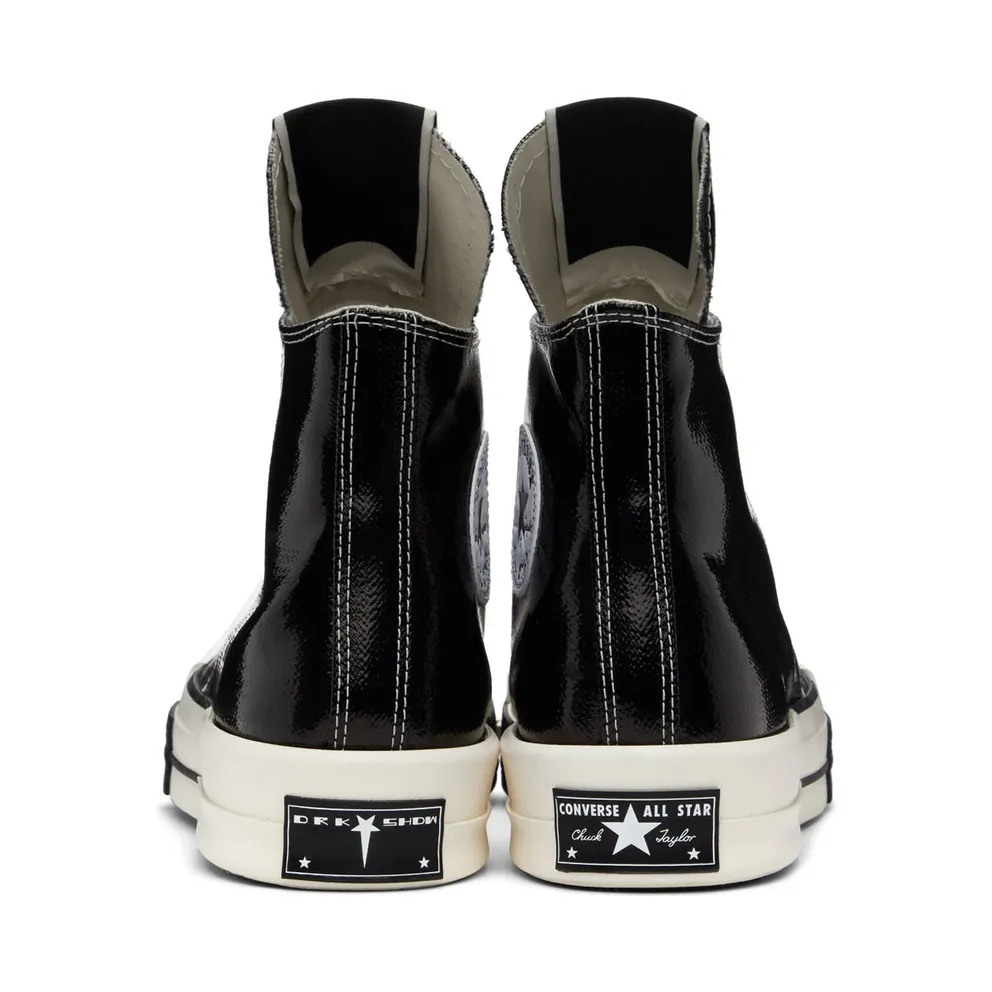 Rick Owens Drkshdw Black Converse Edition Turbodrk Chuck 70 Hi (DC01BX291 A01R0)