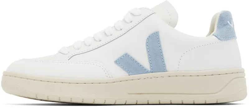 Veja White & Blue V-12 Sneakers (XD0202787)