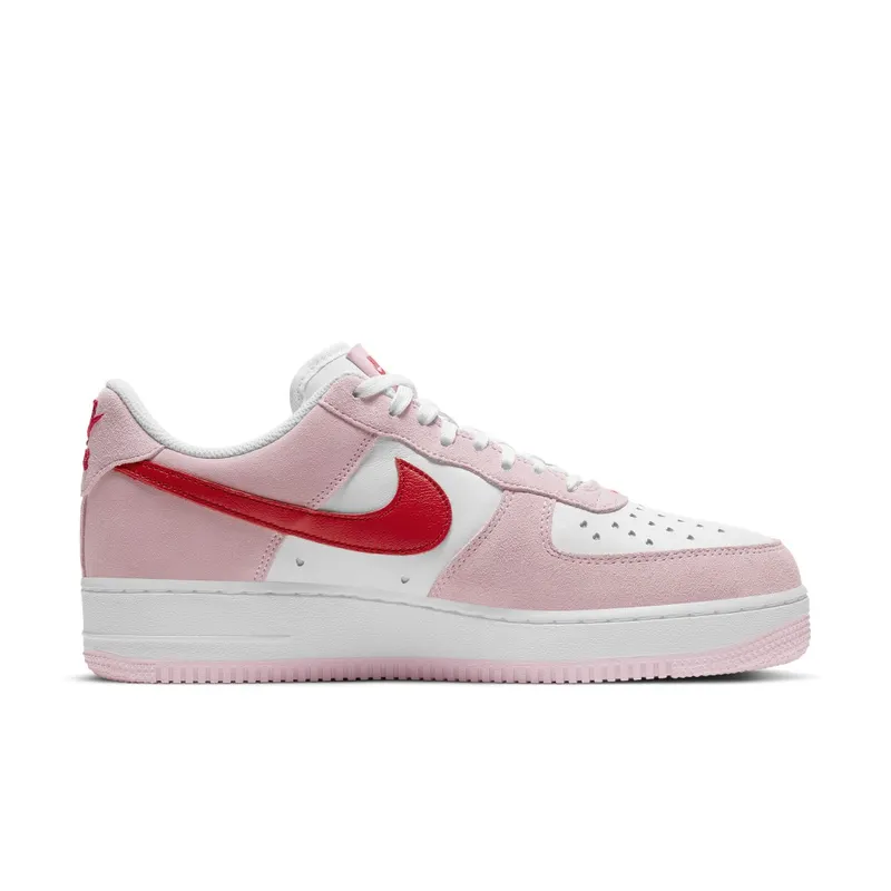 Nike  Air Force 1 07 QS Valentine’s Day Love Letter Tulip Pink/University Red-White (DD3384-600)