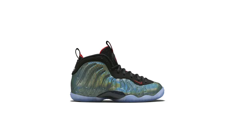 Nike Air Foamposite One Gone Fishing (GS) Dk Emerald/Black-Challenge Red (644791-300)