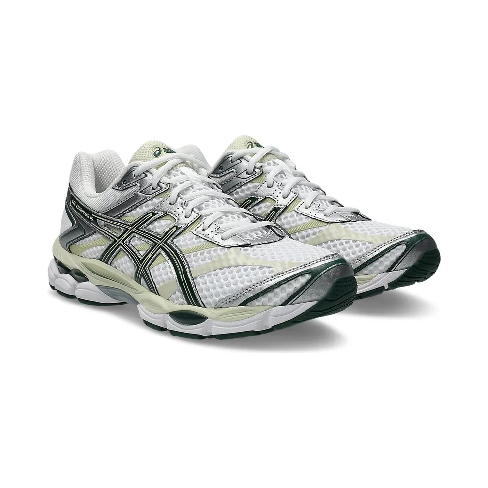 ASICS GEL-CUMULUS 16 “White / Forest Night” (1203A733-105)