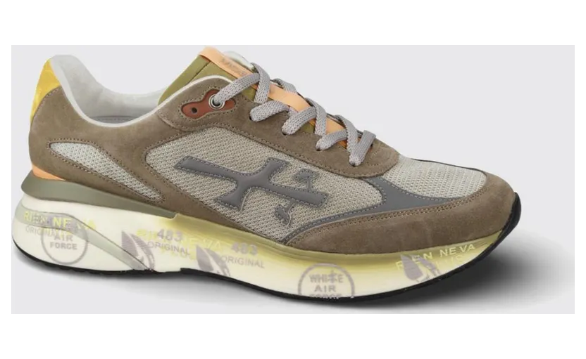 Premiata Moerund Suede and Nylon Brown (MOERUN7871)