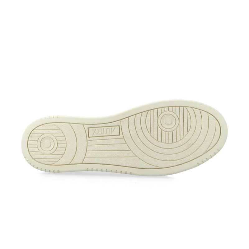 Autry Medalist Low (goat / suede white / milit) – AULMGS40