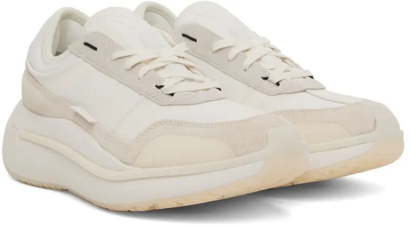 Y-3 White Ajatu Run Sneakers (HR1936)
