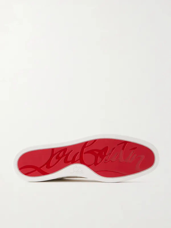 Christian Louboutin Rantulow Full-Grain Leather Sneakers White (3250203) (3)