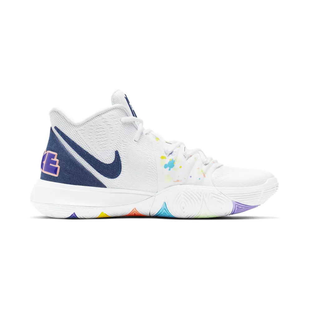 Nike Kyrie 5 White Denim White/Deep Royal Blue-Glacier Blue (AO2918-101)