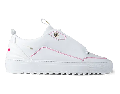 Mason Garments Milano Next Gen Leather White/Fluo Pink Weiß (FW20-20A)