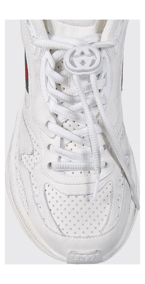 Gucci 2.0 Perforated Leather Sneakers White (854041AAF0H9246) (3)