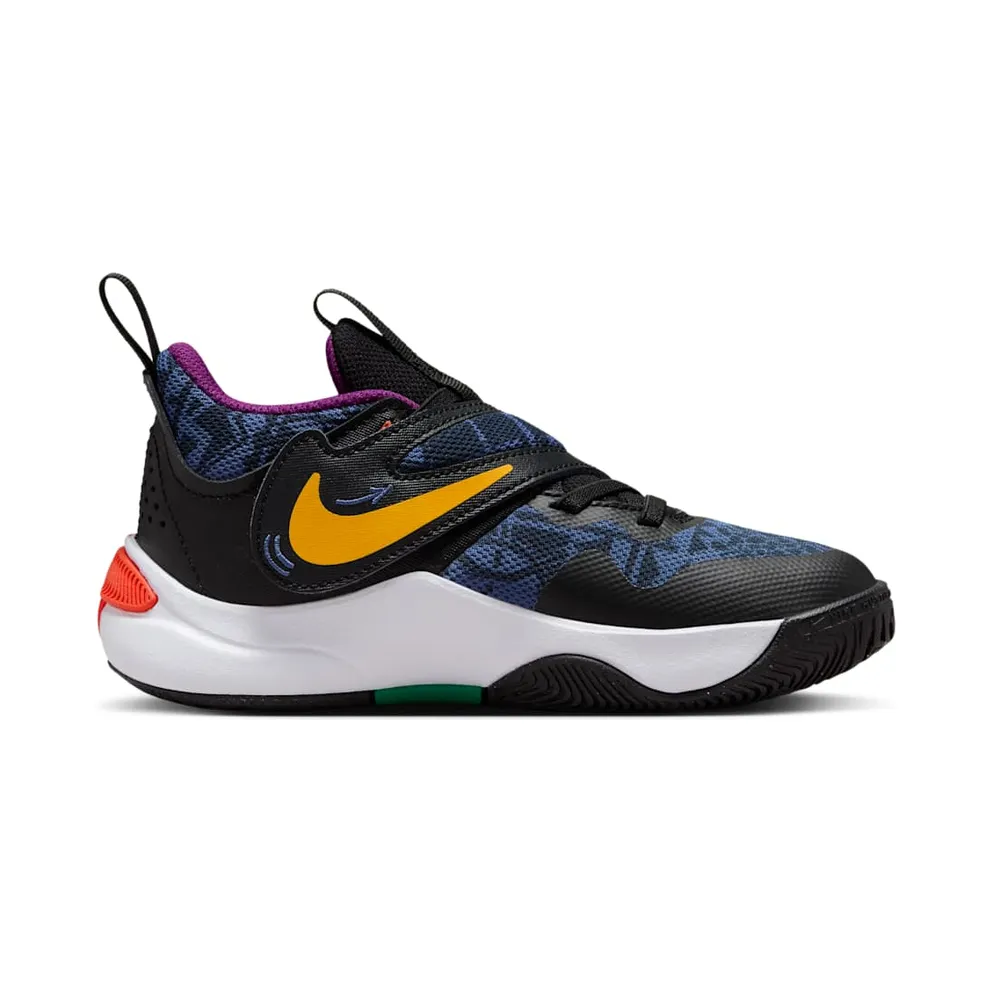 Nike Team Hustle D 11 SE Black Mystic Navy Cosmic Clay University Gold (FQ7659-001)