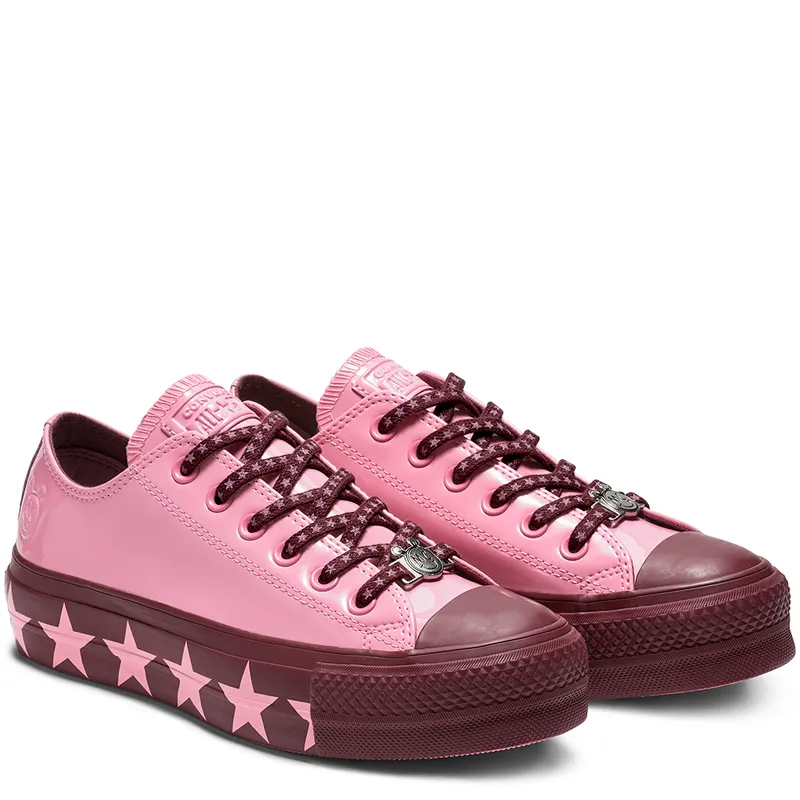 Converse Chuck Taylor All-Star Lift Ox Miley Cyrus Pink (W) Pink/Black (563718C)
