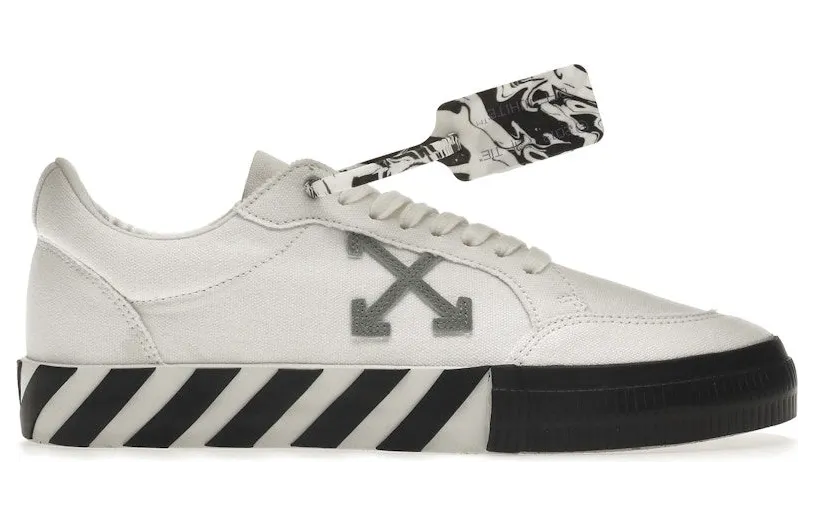 OFF-WHITE Vulc Low White Grey (OMIA085F21FAB0010155)