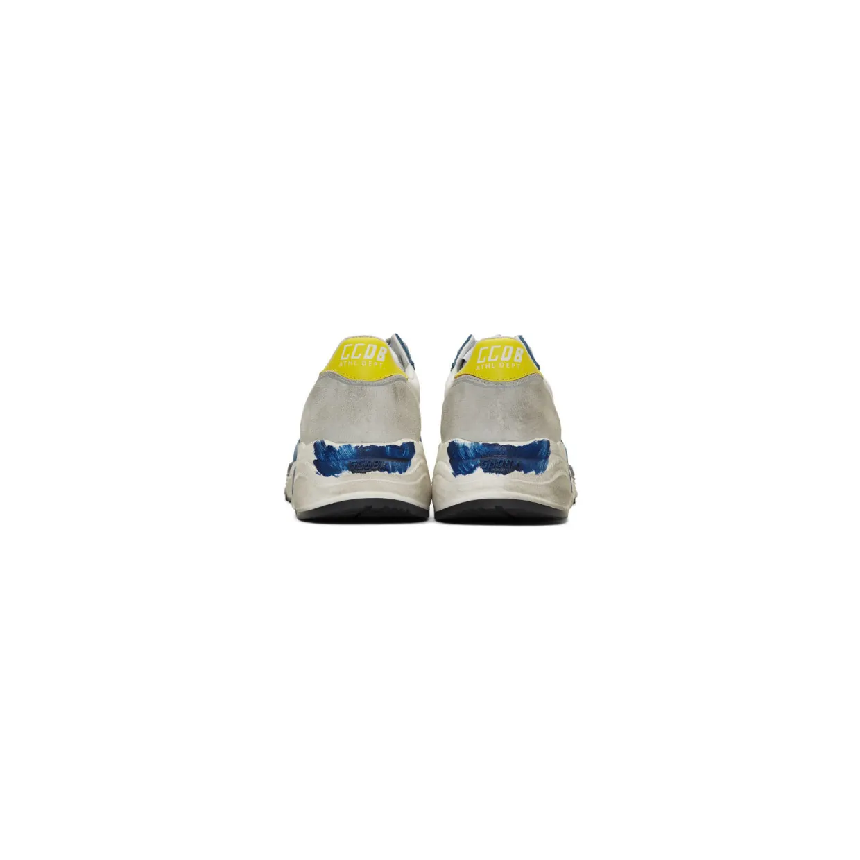 Golden Goose Blue and Grey Running Sole Sneakers (G35MS963.G6) (3)