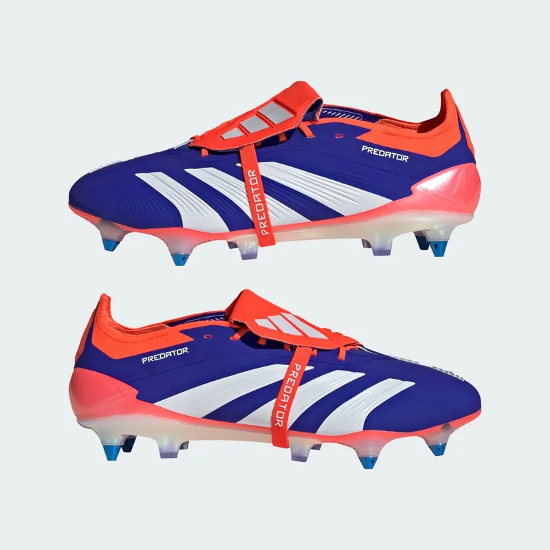 adidas Predator Elite Foldover Tongue SG Lucid Blue Cloud White Solar Red (ID0918)