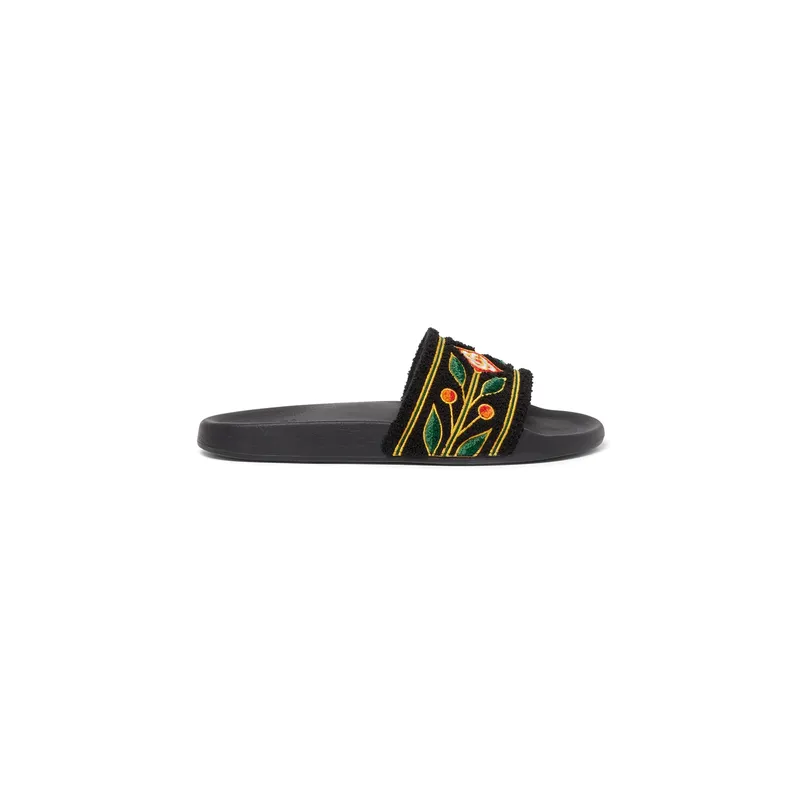 Casablanca Laurel Terry Slides (apf25-fw-058-02-laurel-terry-slider)