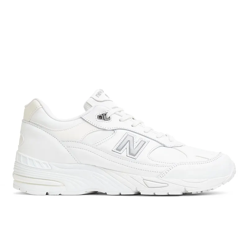New Balance 991 MiUK White Grey (M991TW)
