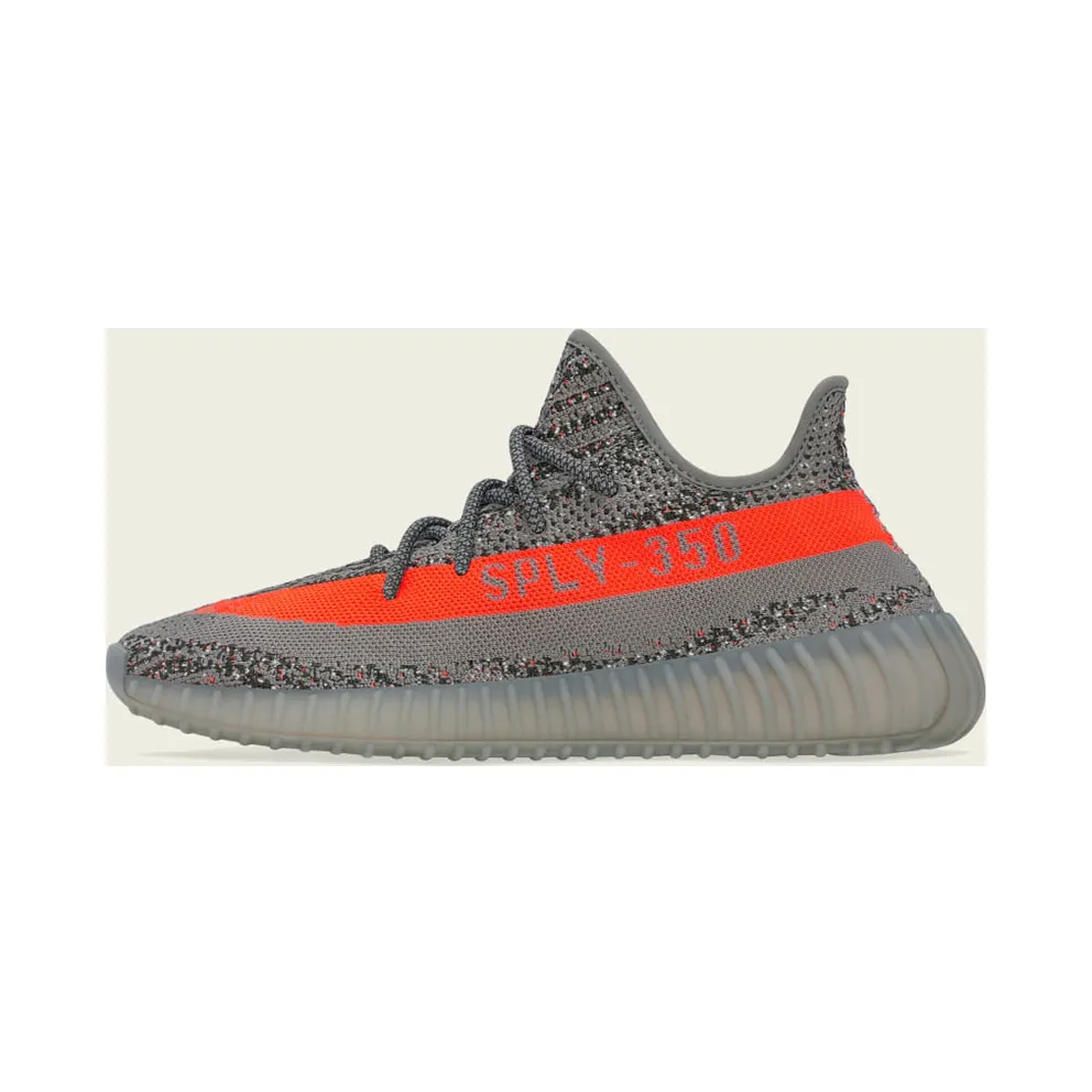 adidas YEEZY BOOST 350 V2 Beluga Rf / Steeple Gray / Solar Red (GW1229)