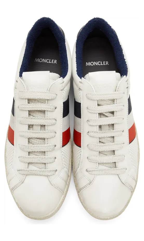 Moncler White Montreal Sneakers (4M713 – 00 – 02S7X) (5)