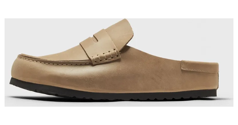 Birkenstock Naples Wrapped Oiled Leather Brown