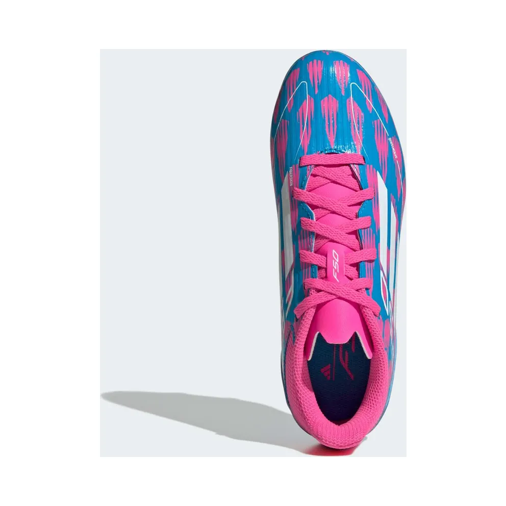 adidas F50 League Multi-Ground Solar Blue Cloud White Solar Pink (IF1365)