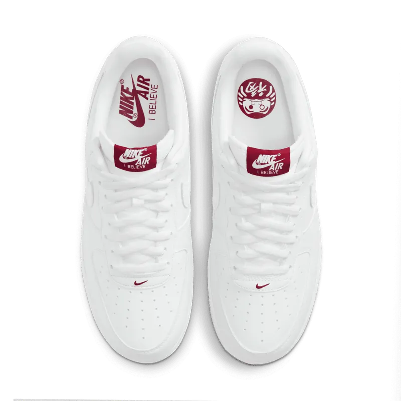 Nike Air Force 1 Low Daruma I Believe White/White/Red (DD9941-100)