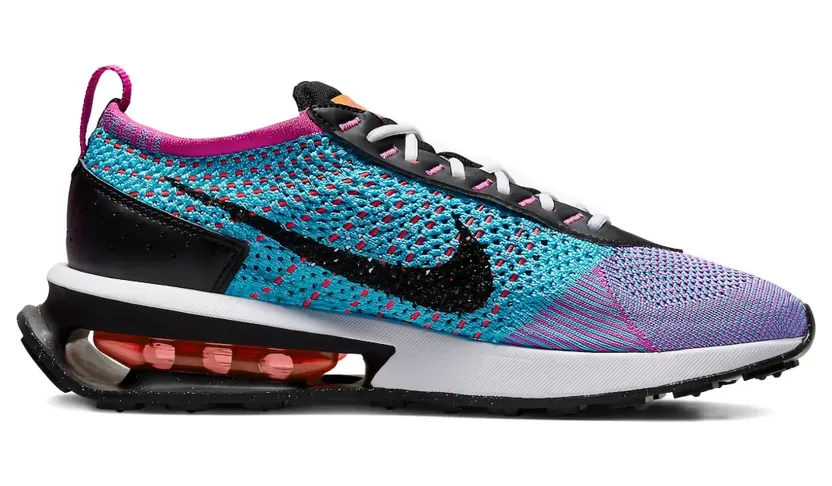 Nike Air Max Flyknit Racer Fuchsia Dream/Black/Baltic Blue/Vivid Orange sneakers – Roze (FD0822)