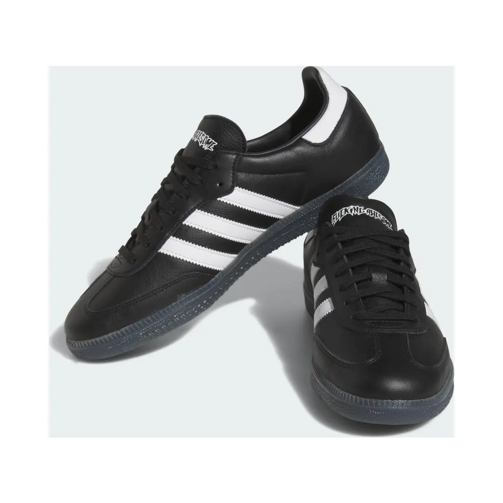 adidas FA Samba Core Black / Cloud White / Gold Metallic (ID7339)