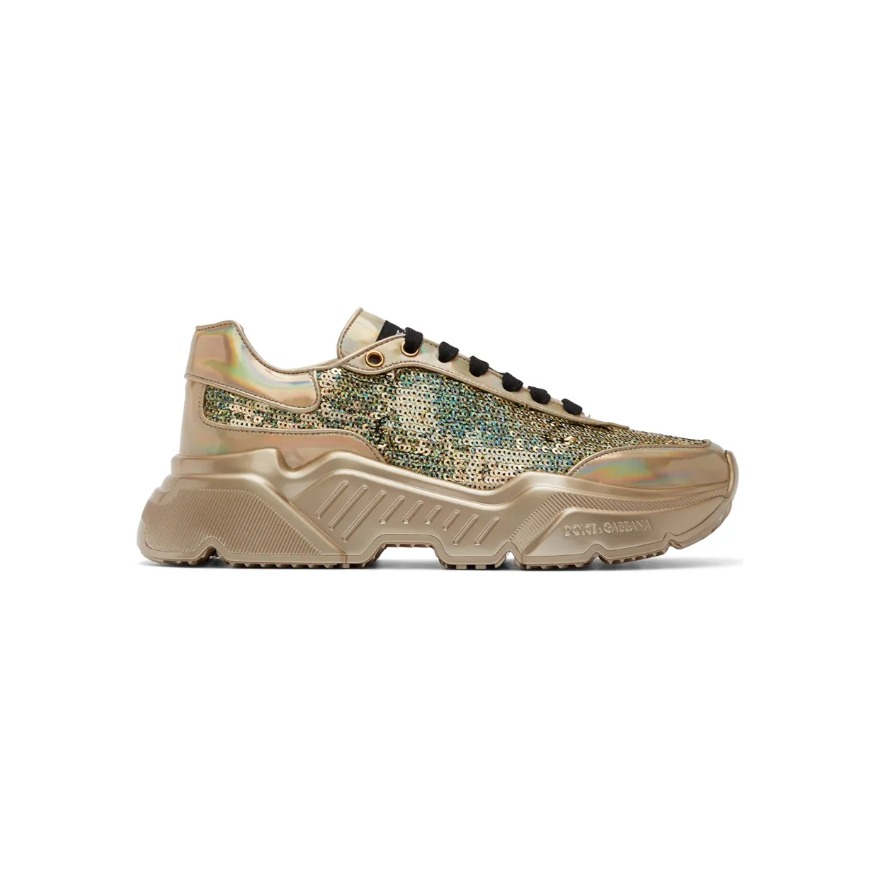 Dolce & Gabbana Gold Daymaster Sneakers (CS1791 AY357)