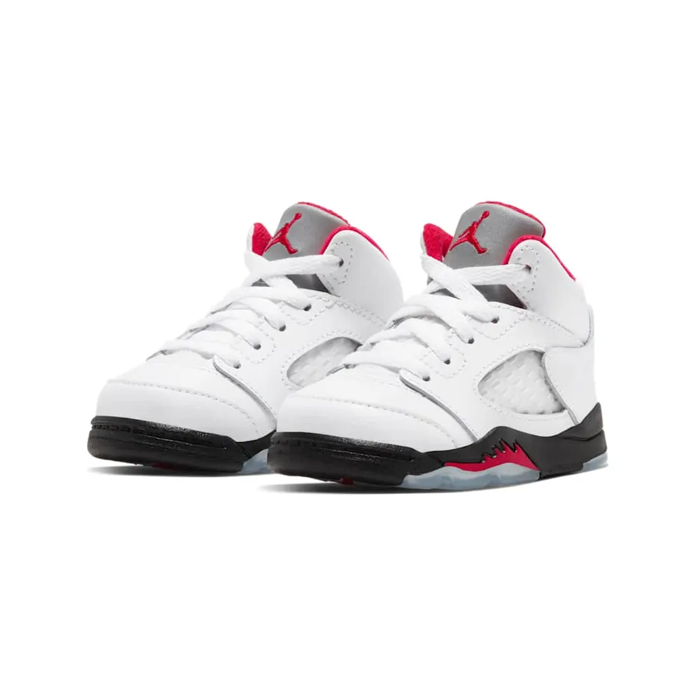 Air Jordan V 5 Retro Fire Red Silver Tongue (TD) (2020) (440890-102)