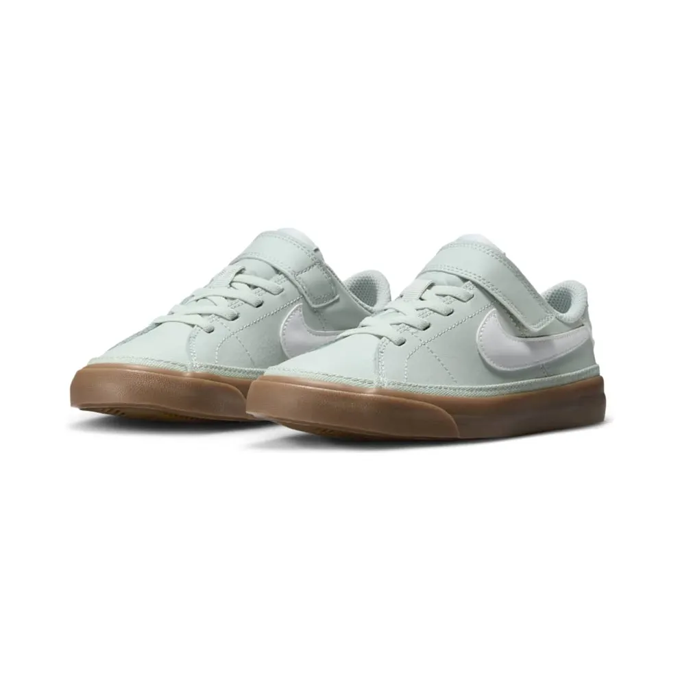 Nike Court Legacy Light Silver Gum Dark Brown White (DA5381-006)