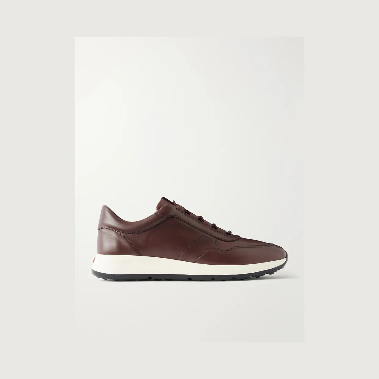 Tod’s Paneled Leather Sneakers Dark brown (XXM79K0IP51THC)