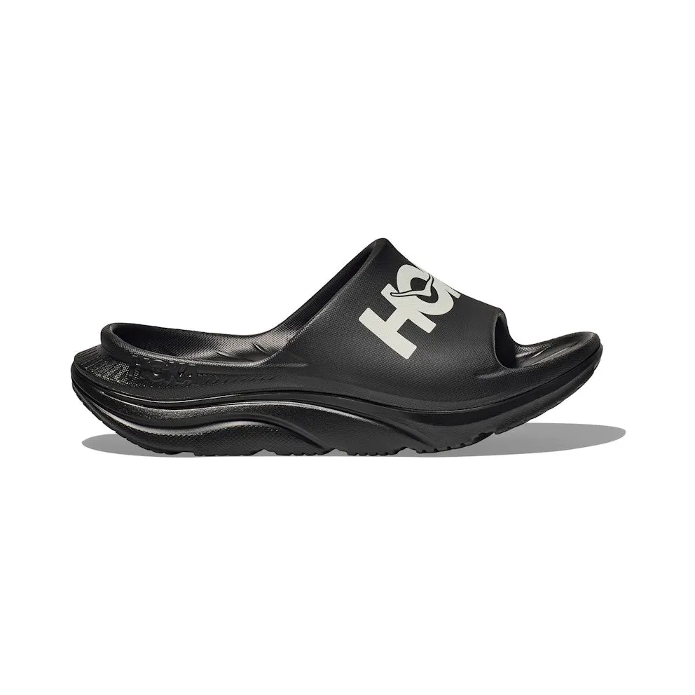 Hoka One Ora Athletic Slide Black White (1155154-BWHT)