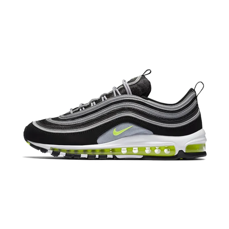 Nike Air Max 97 “Black / Metallic Silver / White / Volt” (921826-004)