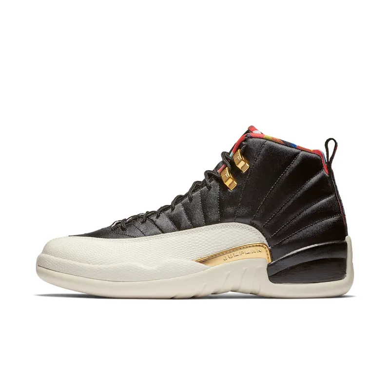 Jordan 12 Retro Chinese New Year (2019) Black/True Red-Sail-Metallic Gold (CI2977-006)