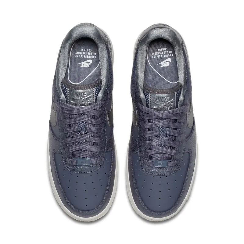 Nike Air Force 1 Low Light Carbon (W) Light Carbon/Metallic Cool Grey (896185-005)