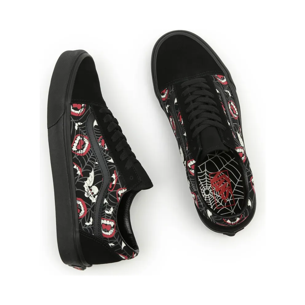 VANS Glow Frights Old Skool Shoes Black (VN0A5KRF8MG)