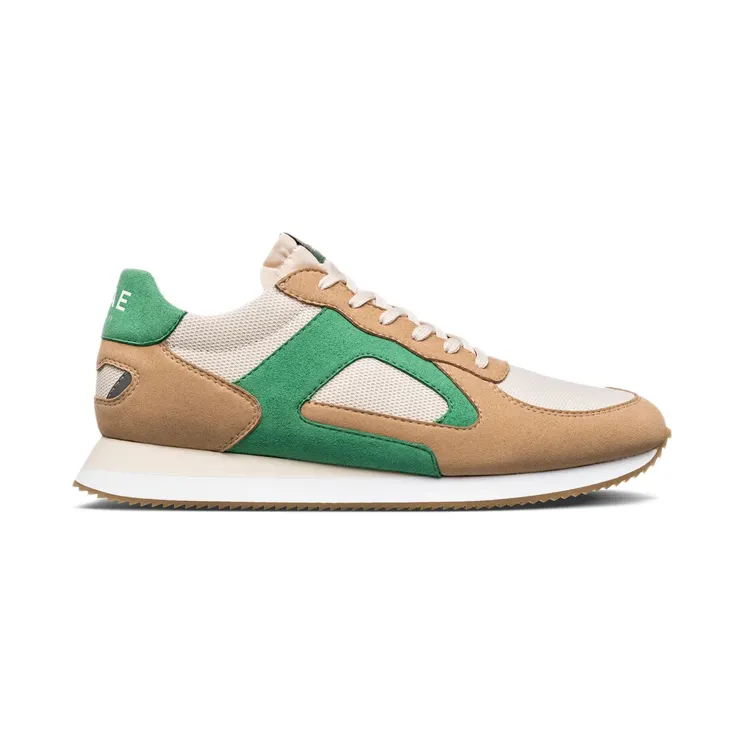 Clae Edson Sand Pine Green Mannen – Sneakers Clae – Lichtbruin – CL22AED02-SPG