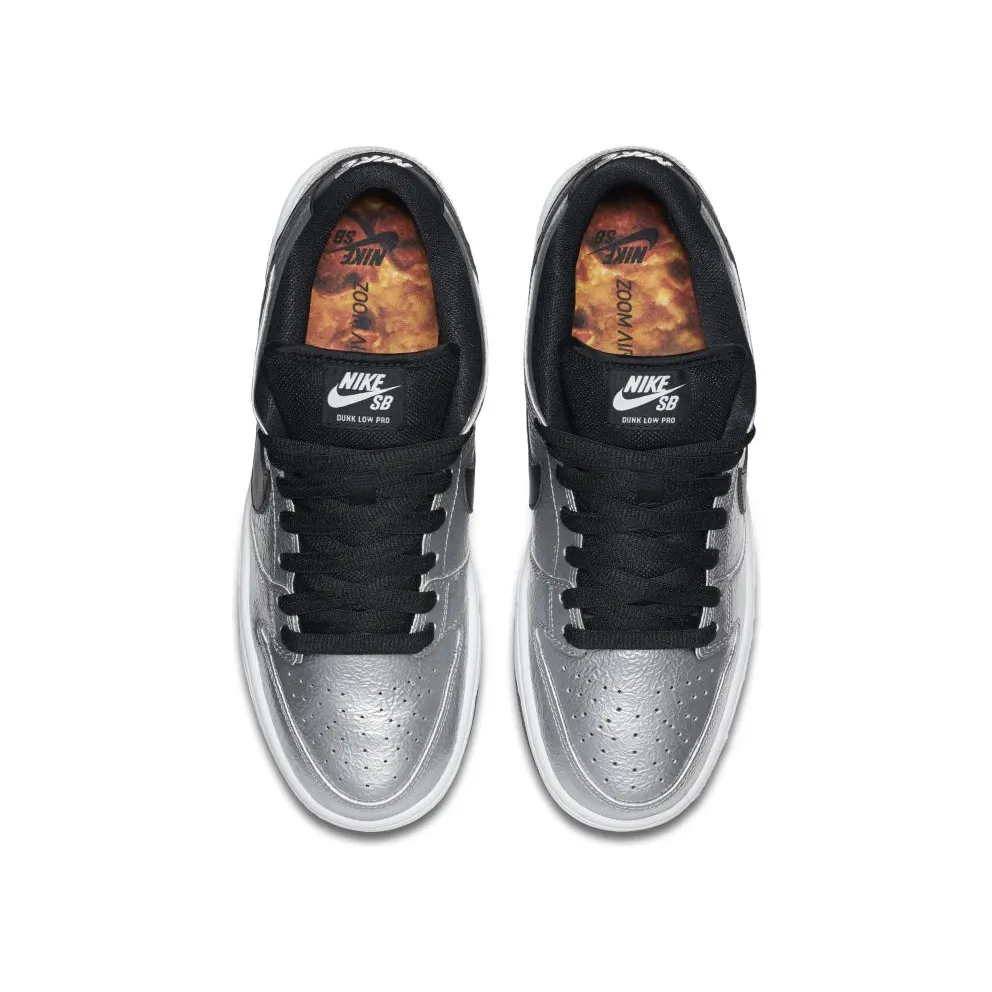 Nike Dunk SB Low Cold Pizza Metallic Silver/White-Black (313170-024)