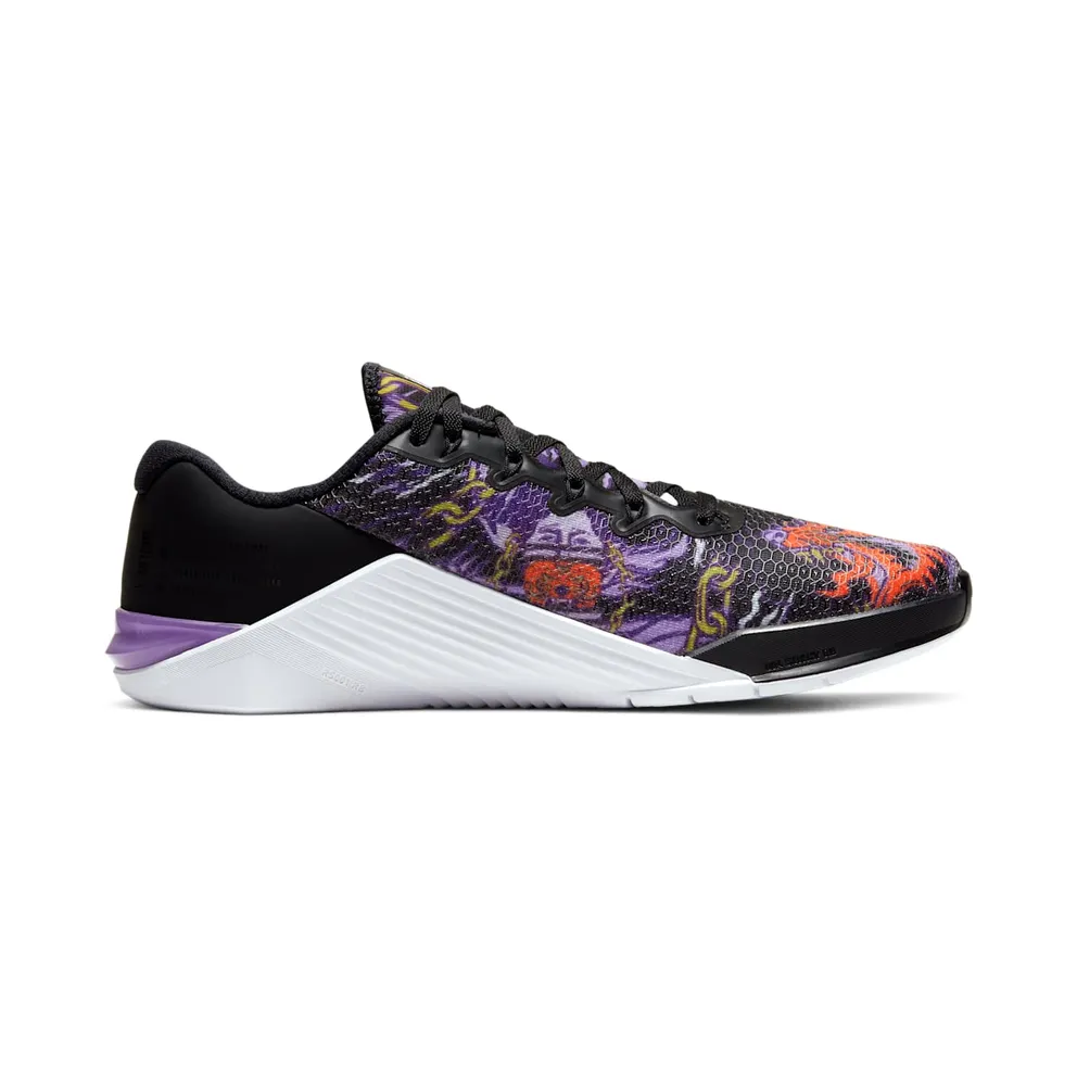 Nike Metcon 5 “Black / Purple Nebula / White / Bright Cactus” (AQ1189-035)