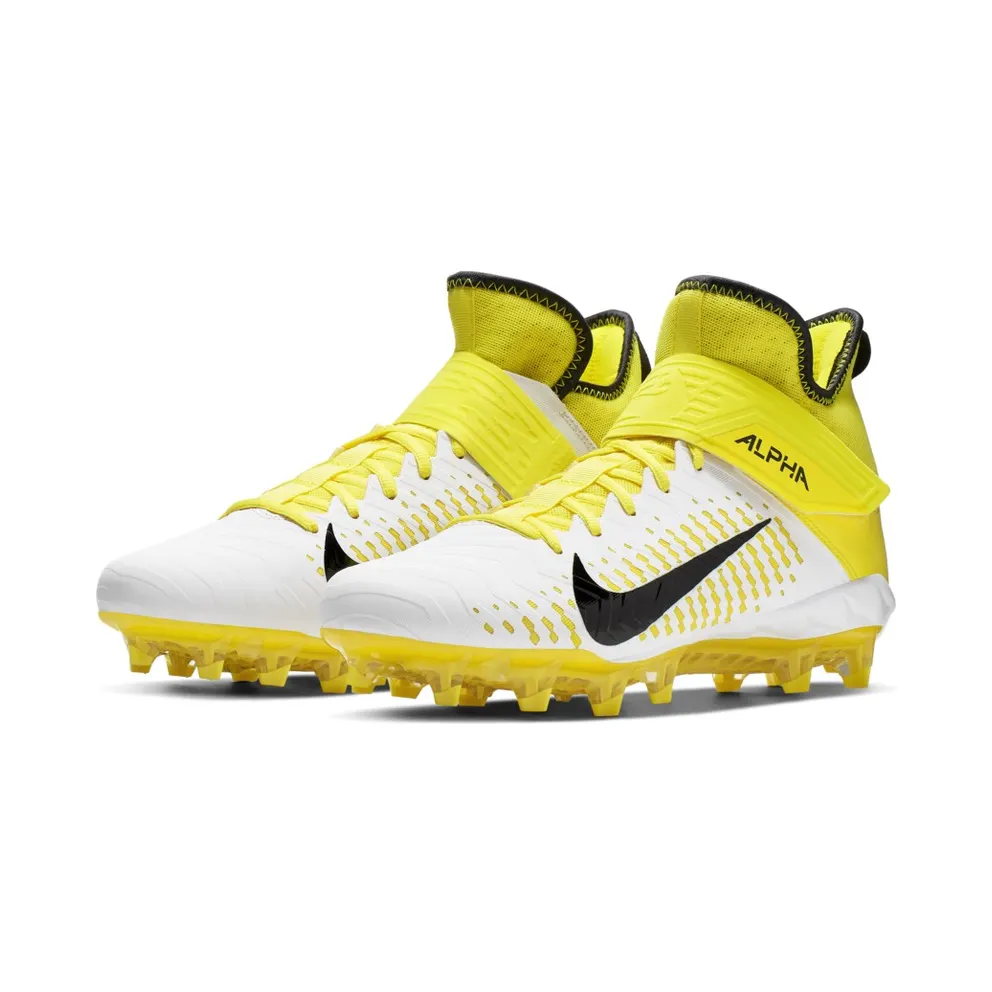 Nike Alpha Menace Pro 2 Mid White Opti Yellow White/Opti Yellow/Anthracite (AQ3209-102)