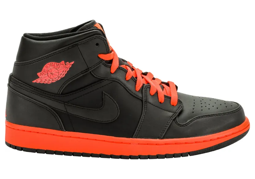 Air Jordan 1 Mid Black Infrared (554724-043)