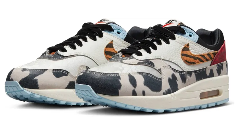 Nike Air Max 1 ’87 “Great Indoors”: koeienprint, tijgerprint en toch draagbaar (5)