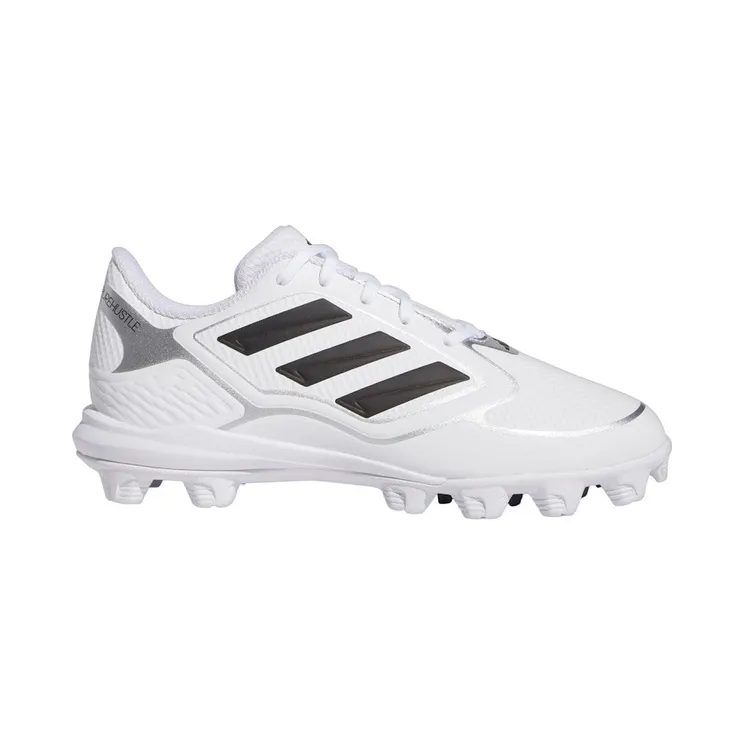 adidas Purehustle 3 MD Cloud White Core Black Silver Metallic (IG7143)