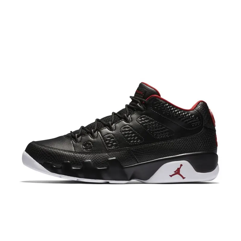 Jordan 9 Retro Low Snakeskin Black/Gym Red-White (832822-001)