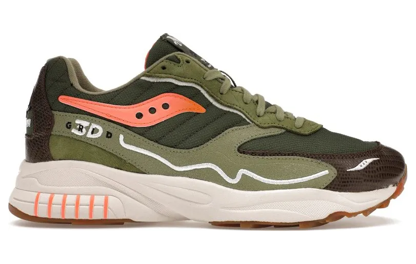 Saucony 3D Grid Hurricane Maybe Tomorrow Tortoise (S70682-1)