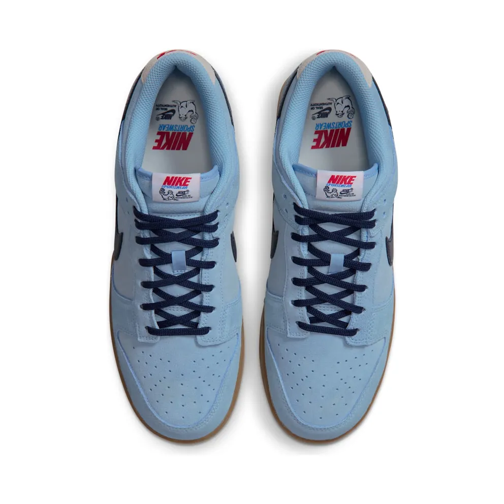 Nike Dunk Low – “Soft Blue / Summit White / University Red / Midnight Navy” (IV6349-401)