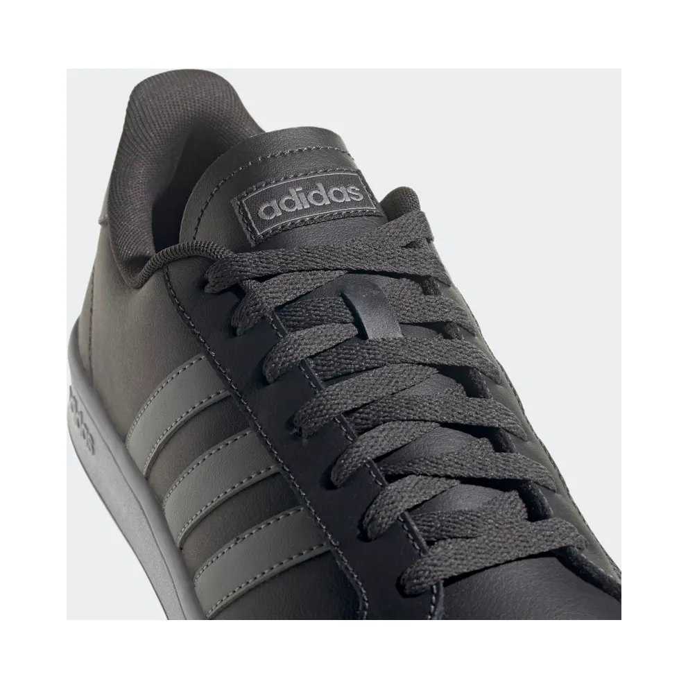 Adidas Grand Court Carbon / Iron Metallic / Cloud White (H04547)