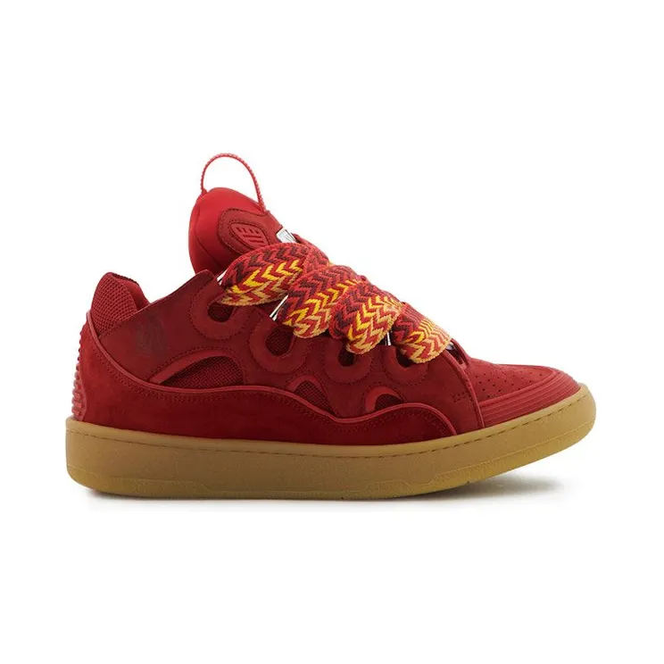 Lanvin Leather Curb Poppy Red (FM-SKRK11-DRAG-E2237)