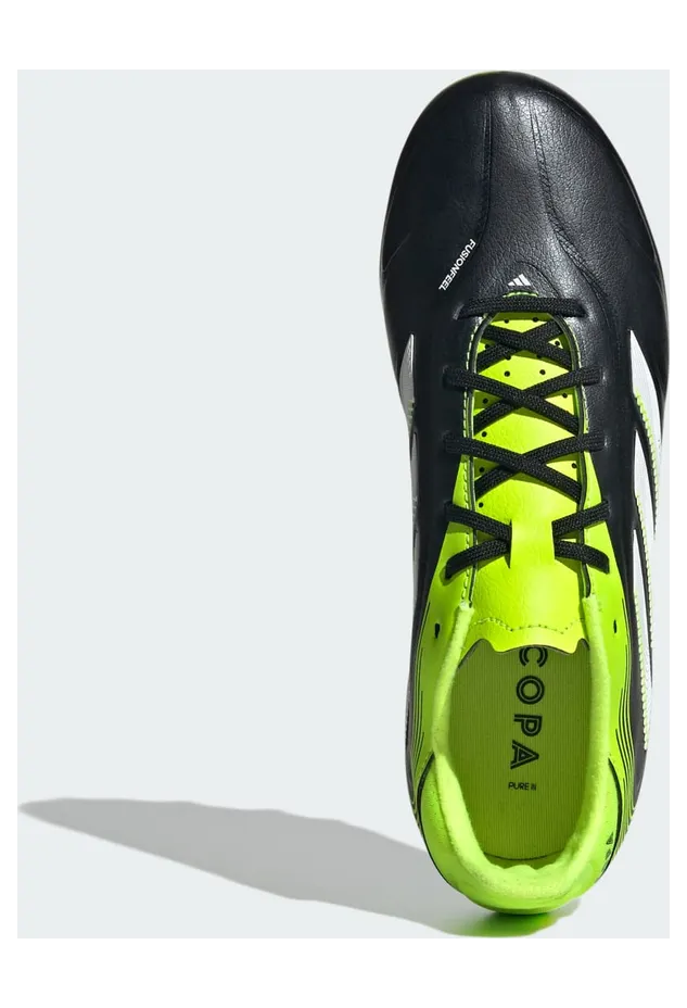 adidas Copa Pure 3 League FG/MG Core Black Cloud White Lucid Lemon (JR2883)